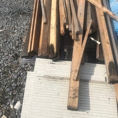 受付終了小屋の解体から出た【資材売ります。】