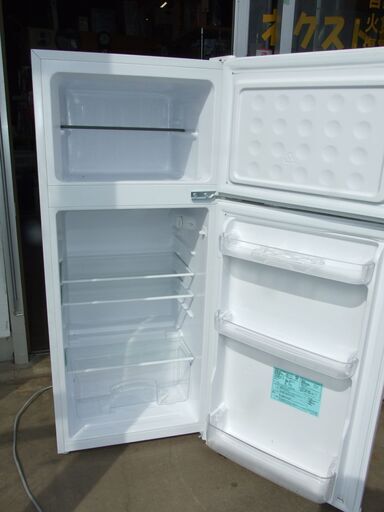 【紋別市発】ハイアール　130L　２ドア冷凍冷蔵庫　引取り限定（紋別市内配送可）　Haier　ハイアール　JR-N130A　2019年
