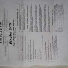 TEKTITE（テクタイト）点滅式強力ストロボライト　Storobo200の画像