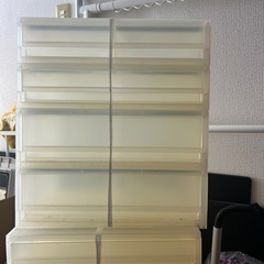 [決まりました]無印良品 ポリプロピレンケース引出し