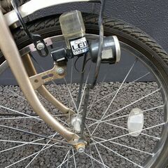 【再掲示】折り畳み自転車 内装変速3段切替 20インチ (キャリーバッグ付)の画像
