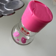 味の素の空き瓶 ピンクパンダ