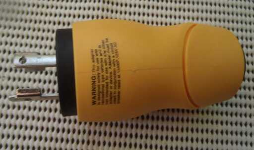 マリンコ 陸電BOX取出しコンセント変換プラグ 電源ケーブル付き