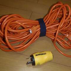 マリンコ　陸電BOX取出しコンセント変換プラグ 　電源ケーブル付きの画像