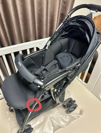 【未使用純正レインカバーつき】アップリカ ラクーナクッション AF【2023年モデル】