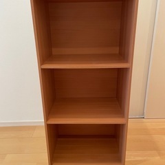 【終了】3段カラーボックス