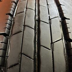 DUNLOP ENASAVE SPLT50 215/70R17.5 118/116L LT 17.5インチ ライトトラック用 夏タイヤ 6本 20～22年製 バリ溝 コースター等　(KTS161)の画像