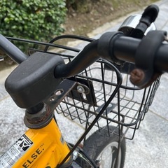 HUMMER 幼児用自転車 イエロー 前カゴ、補助輪付き（希望があればヘルメット付他ページに出品しております。）の画像