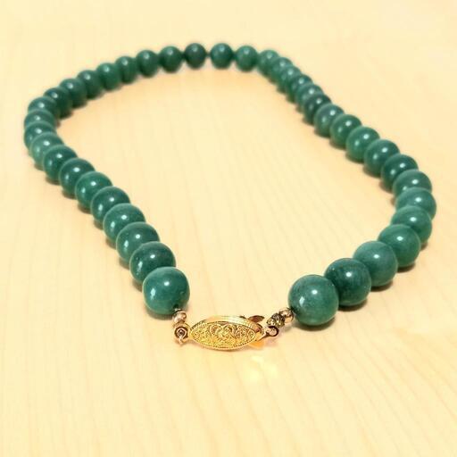 【美品】本翡翠ネックレス