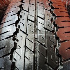 【新車外し】2024年製 DUNLOP GRANDTREK AT20 195/80R15 15インチ 夏タイヤ 4本 ジムニーシエラ パジェロミニ等　(VTO091)の画像