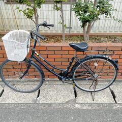 (chariyoshy出品)26インチ自転車、ブラック、LEDラ...