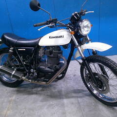 KAWASAKI 250TR 白 エンジン始動動画 自賠責保険で...