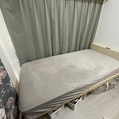 宮棚付きすのこベッドS