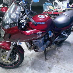 SUZUKI GSF750 赤 車検予備検対応車 エンジン始動動画 半額配送キャンペーン 期間限定価格 現状渡し諸経費￥0- 横浜 P-Yardの画像