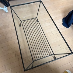 ガラスローテーブル 