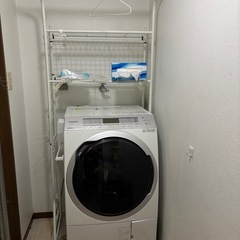 洗濯機上ハンガーラック