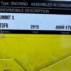 ski-doo サミットT3 164の画像
