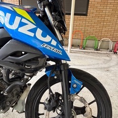 スズキGSX -S125 事故バイク　フロント大破　エンジン実動