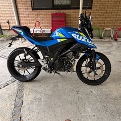 スズキGSX -S125 事故バイク　フロント大破　エンジン実動の画像