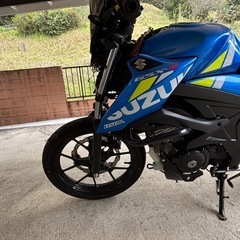 スズキGSX -S125 事故バイク　フロント大破　エンジン実動の画像