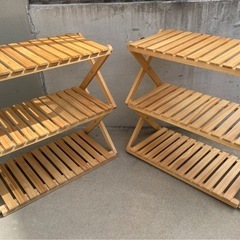 取引中　コーナン　3段ラック　２個セット　キャンプ