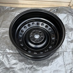トヨタ 60系 プリウス 純正スチールホイール 17インチ 6.5J +40 5H/114.3 4本 新車外し　ホイールキャップ、ナット付きの画像