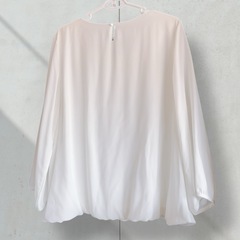 ブラウス　ホワイト　4L しまむらの画像