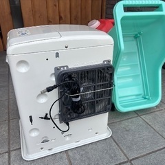 【超備品セット】ダイニチ石油ファンヒーターアンドポリタンク　（使用少　引越し処分）の画像