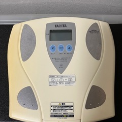 タニタ　体重・体脂肪計付きヘルスメーター　中古