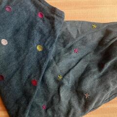 ハンドメイド刺繍ジョガーパンツ120cm位の画像