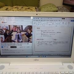 富士通//  人気の白//超速ノート/ / Windows11Pro// office2021 Pro//程度極上//メモリ16GB/⑦の画像