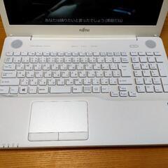 富士通//  人気の白//超速ノート/ / Windows11Pro// office2021 Pro//程度極上//メモリ16GB/⑦の画像