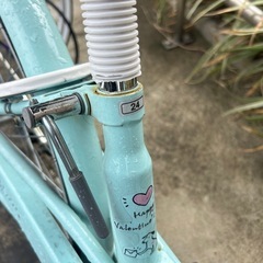 女の子24インチ自転車の画像
