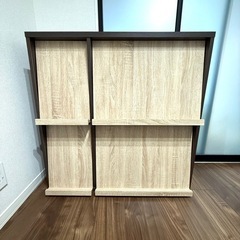 隠せる本棚収納の画像