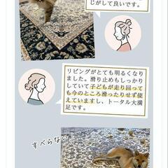【取引決定済4/10 16-】ゴブラン織り ラグ カーペット 140×200の画像