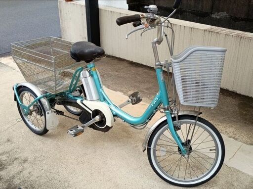 電動三輪ヤマハPAS　バッテリー新しい