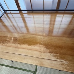 IKEAデスク(ジャンク）＋机上 ラック＋机下ラックセットの画像
