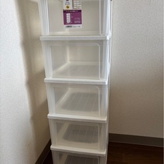 DCMスリムチェスト カラーボックス 5段の画像