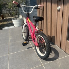 BMX 子供用　自転車　キッズ 補助車輪付きの画像