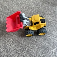 砂場用シャベルカーのおもちゃの画像
