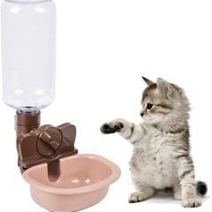 猫 水飲み器 ペットボトルの画像