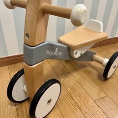 【最終値下げ】木製四輪バイク　（ボーネルンド）の画像