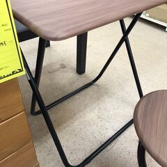 【A624】折りたたみデスクセット  幅70cm×奥行50cm×高さ70cm の画像
