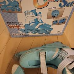 インラインスケート ヘルメット・プロテクター付きの画像