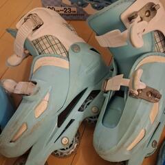 インラインスケート ヘルメット・プロテクター付きの画像