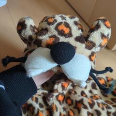 豹柄　ロンパースの画像