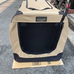 【4月末で掲載終了】ゲージ　ポータブルクレート　L　中型犬　折りたたみ