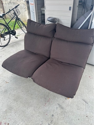 無印　MUJI リクライニングソファ