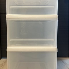 ニトリ　クローゼットケース　セレスFD 3段