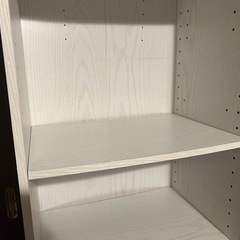 ニトリ　本棚 ホワイト　5段　2つセットの画像